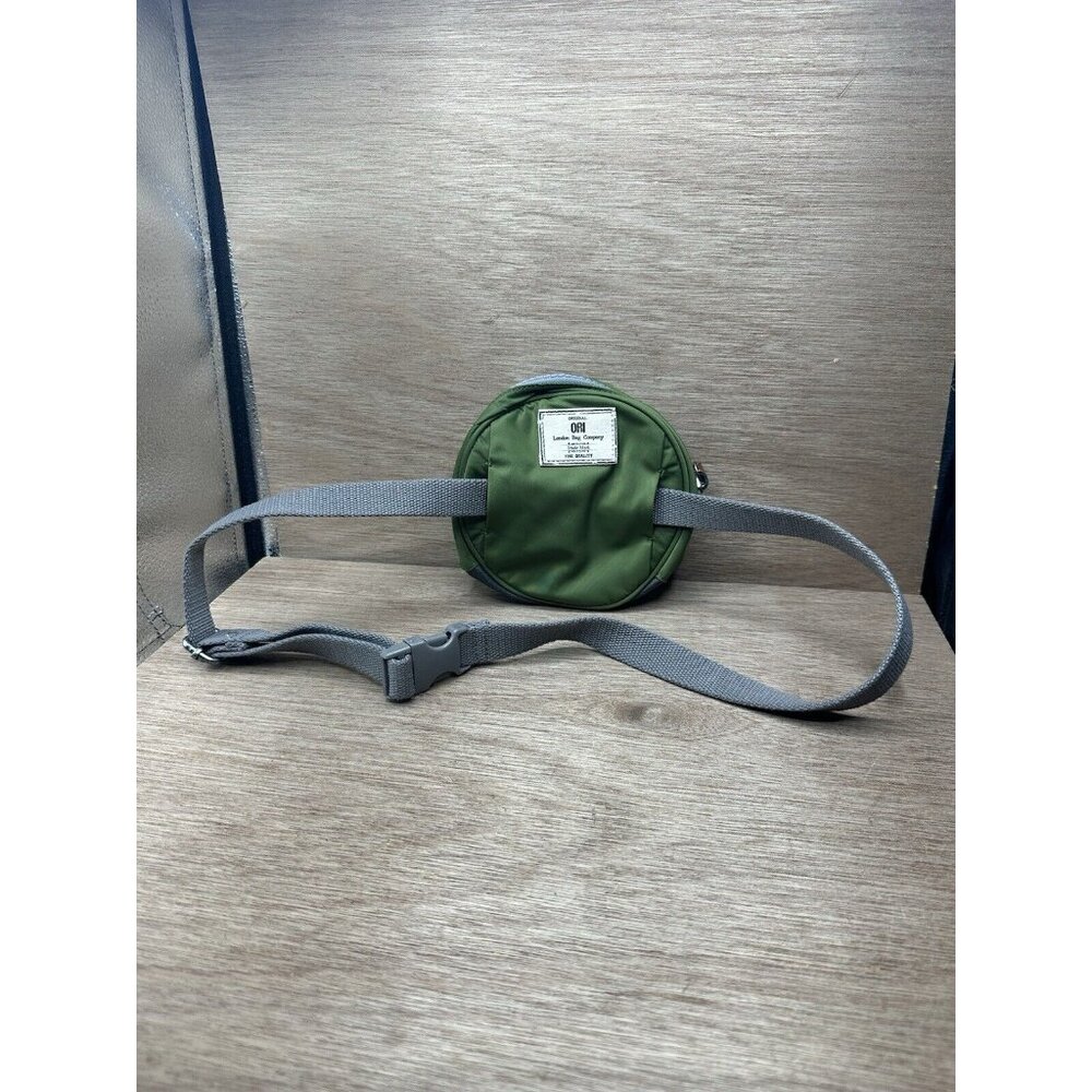 Ori Bag Company London Paddington B Green Canvas Round Crossbody EUC